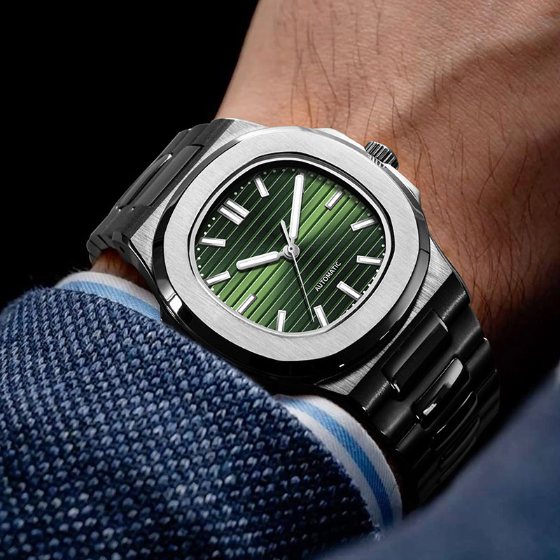 Patek Philippe Watch Nautilus - Orologio da uomo automatico MACARLON 43mm
